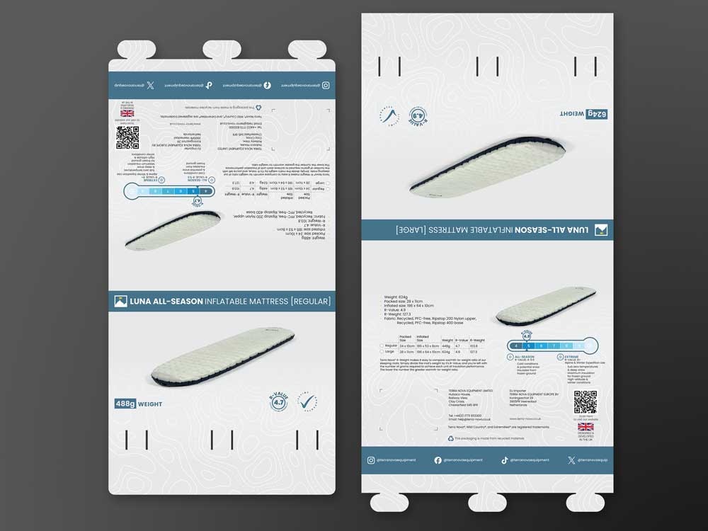 Terra Nova Packaging Inflatable Mattress